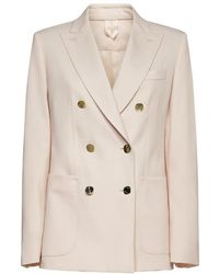 Max Mara - Double-Breasted Blazer - Lyst
