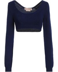Marni - Solid Color Lightweight Wool Knit - Lyst