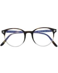 Tom Ford - Eyewear Round Frame Glasses - Lyst