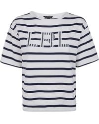 Ralph Lauren - Lauren Logo Detailed Striped T-Shirt - Lyst