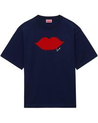 KENZO - Loves' Knitted T-Shirt - Lyst