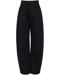 Alaïa - Alaïa Round-Leg High-Waist Jeans - Lyst