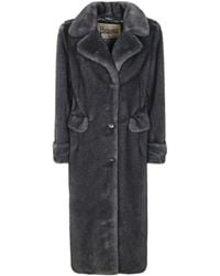 Herno - Lapel-Collar Single-Breasted Coat - Lyst