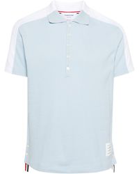 Thom Browne - Trompe L' Oeil Logo Patch Polo Shirt - Lyst