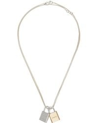 Our Legacy - Riddle Padlock Pendant Necklace - Lyst