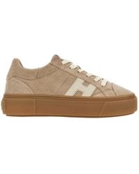 Hogan - Logo Detail Low-Top Sneakers - Lyst