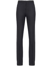 Pinko - Embellished Tailored Trousers - Lyst