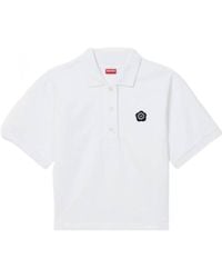 KENZO - Boke Flower 2.0 Embroidered Polo Shirt - Lyst