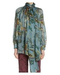 Etro - Daffodil Motif Blouse - Lyst
