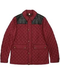 Burberry - Quilted Details Casual Jacket - Lyst
