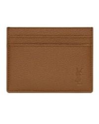 Saint Laurent - Cassandre Shadow Card Case - Lyst