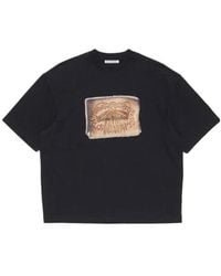 Acne Studios - Logo Detailed Crewneck T-Shirt - Lyst