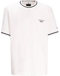 BOSS - C-Taut 197 Logo Trim T-Shirt - Lyst