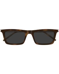 Saint Laurent - Betty Tortoiseshell-Pattern Sunglasses - Lyst
