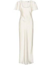 ROTATE BIRGER CHRISTENSEN - Ruffled Long Maxi Dress - Lyst