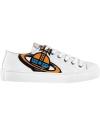 Vivienne Westwood - Saturn Printed Low-Cut Casual Sneakers - Lyst