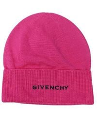 Givenchy - Logo-Motif Knitted Beanie - Lyst
