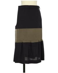 Sacai - Suiting Skirt - Lyst