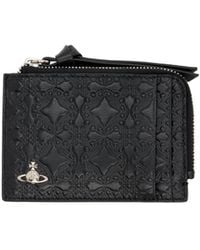 Vivienne Westwood - Embossed Zipper Card Holder - Lyst