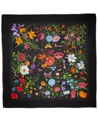 Gucci - Floral Print Shawl - Lyst