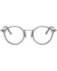 Oliver Peoples - Round Frame Plain Mirror - Lyst