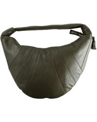 Lemaire - Fortune Croissant Logo Embossed Shoulder Bag - Lyst