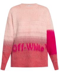 Off-White c/o Virgil Abloh - Intarsia-Knit Jumper - Lyst