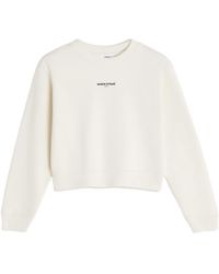 Maison Kitsuné - Maison Kitsuné Cropped Logo Sweatshirt - Lyst