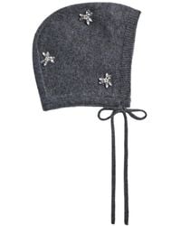 Simone Rocha - Embellished Tie Beanie Hat - Lyst