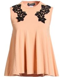 Dolce & Gabbana - Solidcolor Sleeveless Knit Top - Lyst