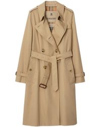 Burberry - Gabardine Long Kensington Heritage Trench Coat - Lyst
