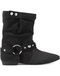 Isabel Marant - Stania Slip-On Ankle Boots - Lyst