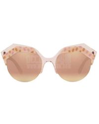 BVLGARI - Irregular Sunglasses - Lyst