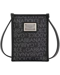 Dolce & Gabbana - Small Logo Printed Shopper Bag - Lyst