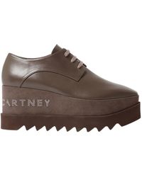 Stella McCartney - Elyse Logo-Detail Derby Shoes - Lyst