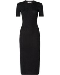 Fendi - Ff Cotton And Viscose Dress - Lyst