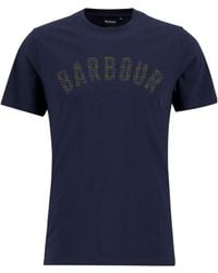 Barbour - Logo Short-Sleeved T-Shirt - Lyst
