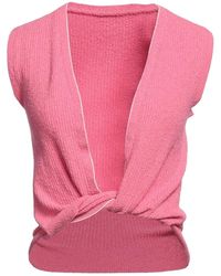 Jacquemus - Two-Tone Knitted Top - Lyst