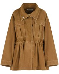 Rohe - Sculptural Suede Jacket - Lyst