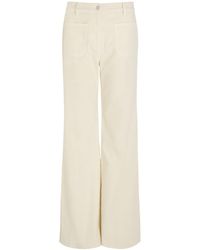 Nili Lotan - Flared-Leg Corduroy Trousers - Lyst
