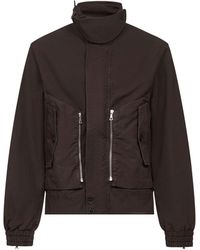 Dries Van Noten - Button Detailed High Neck Coat - Lyst