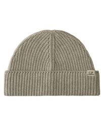 C.P. Company - Extrafine Merino Fisherman Beanie - Lyst