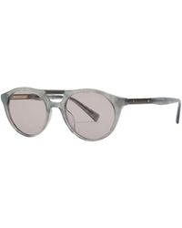 Brunello Cucinelli - Flattop Round-Frame Sunglasses - Lyst