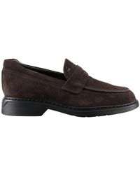 Hogan - H576 Almond-Toe Loafers - Lyst