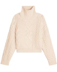 Celine - High Neck Sweater - Lyst