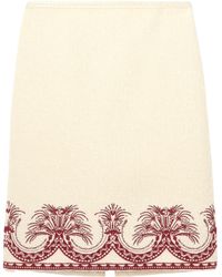 Etro - Wool Bouclé Pencil Skirt - Lyst