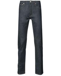 A.P.C. - Low-Rise Straight Leg Jeans - Lyst