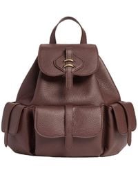 Coccinelle - Medium Pebbled Leather Backpack - Lyst