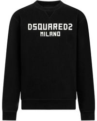 DSquared² - Milano Cool Fit Crew Neck Sweatshirt - Lyst