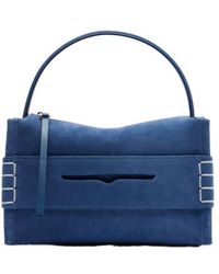 JW Anderson - Loafer Small Suede Shoulder Bag - Lyst